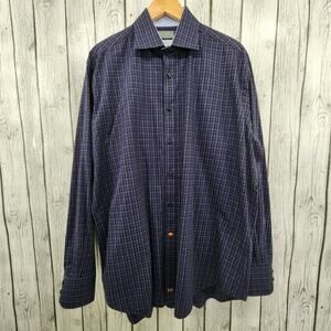 Thomas Dean Long Sleeve Button Down Shirt